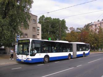 Trolleybus in Riga streets Trolleybus in Riga streets