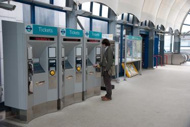 DLR ticket machines DLR ticket machines