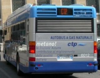 Rear of CTP bus