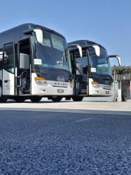 Bus front entrance Bus front entrance