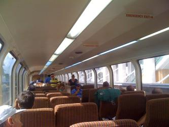 Train interior Train interior