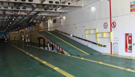 HSC Tanger Express vehicle deck HSC Tanger Express vehicle deck