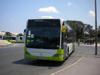 Bus front view Bus front view