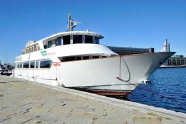 Ferry side view Ferry side view