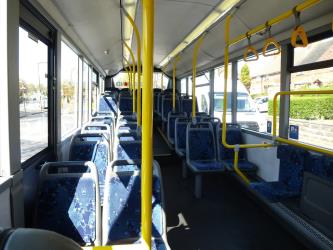 Bus interior Bus interior