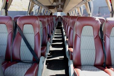 Bus interior Bus interior
