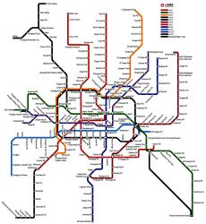 Shanghai Metro map Shanghai Metro map