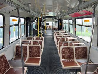 Bus interior Bus interior