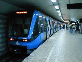 Stockholm Tunnelbana train Stockholm Tunnelbana train