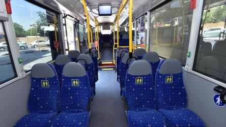 Bus interior Bus interior