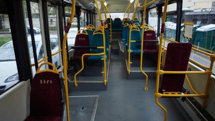 Urban bus interior Urban bus interior