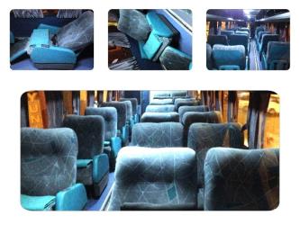 Bus interior Bus interior