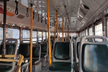 Bus interior Bus interior