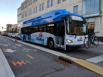 Bus exterior Bus exterior