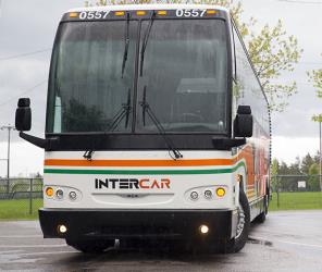 Bus exterior front Bus exterior front