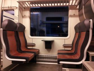 Seats in Elron train Seats in Elron train