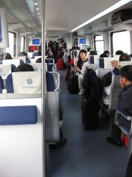 Aboard the train Aboard the train