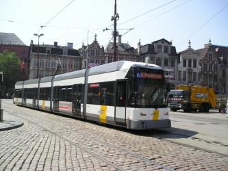 Tram in Ghent Tram in Ghent