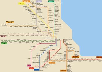 Metra Route Map Metra Route Map