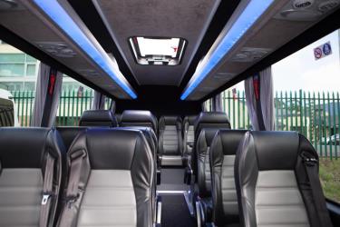 Leather Interior of 16 Seater