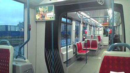 Tram interior Tram interior