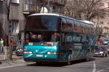 Mita Prevoz bus in Belgrade Mita Prevoz bus in Belgrade