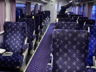 Saloon of a Mark 2 seated coach Saloon of a Mark 2 seated coach
