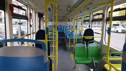 Bus interior Bus interior