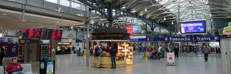 Heuston station concourse Heuston station concourse