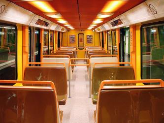 Train interior Train interior