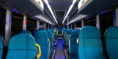 Bus interior Bus interior
