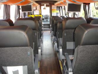 Bus interior Bus interior