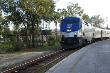Standard Amtrak train