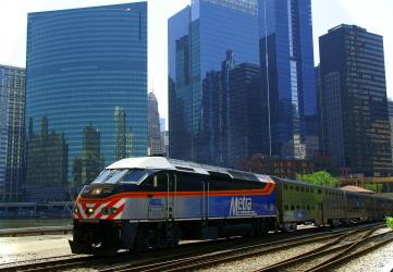 Metra Train Metra Train