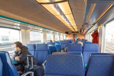 Train interior Train interior