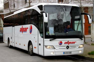 Tourismo bus front and side view Tourismo bus front and side view