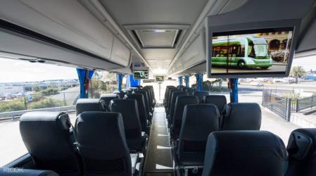 Bus interior Bus interior