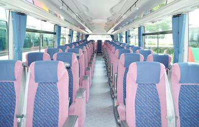 Highway bus interior Highway bus interior