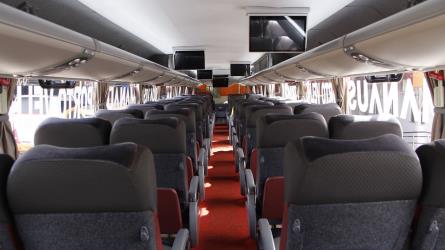 Bus interior Bus interior