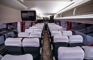 Bus interior Bus interior