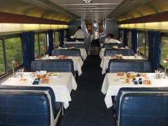 Sunset Limited dining car Sunset Limited dining car