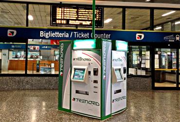 Ticket machine at Milan Malpensa Ticket machine at Milan Malpensa