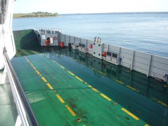 Car Lane on Ferry Car Lane on Ferry