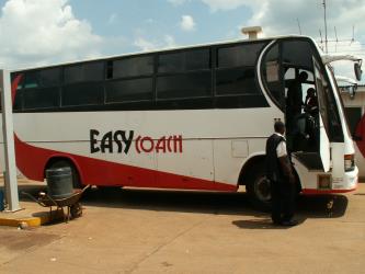 Bus side view Bus side view