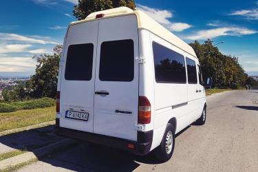 Taxi van exterior Taxi van exterior