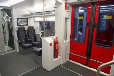 Train interior Train interior