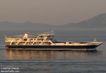 Nanti ferry side view Nanti ferry side view