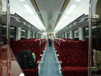 Train interior Train interior