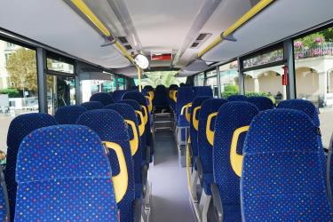 Bus interior Bus interior