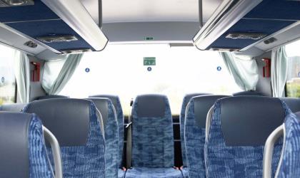 Bus interior Bus interior